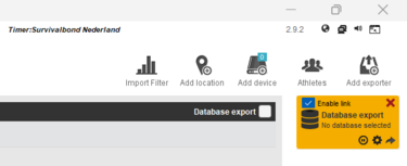 database export